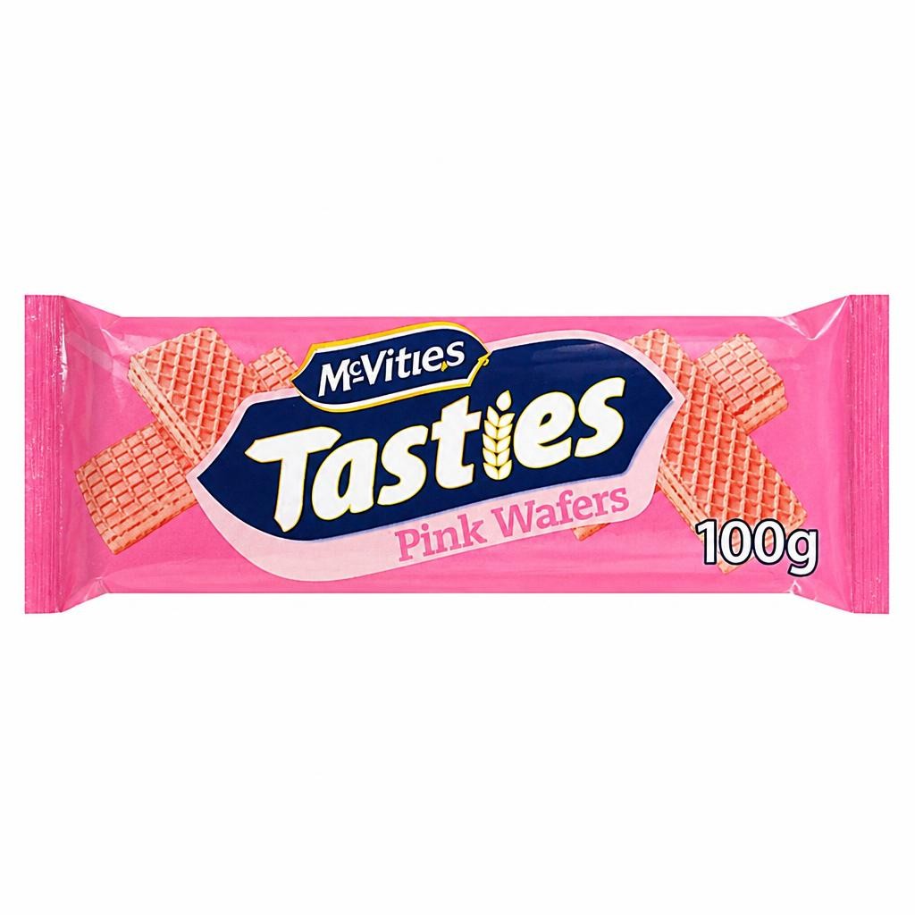McVitie's Tasties Pink Wafers