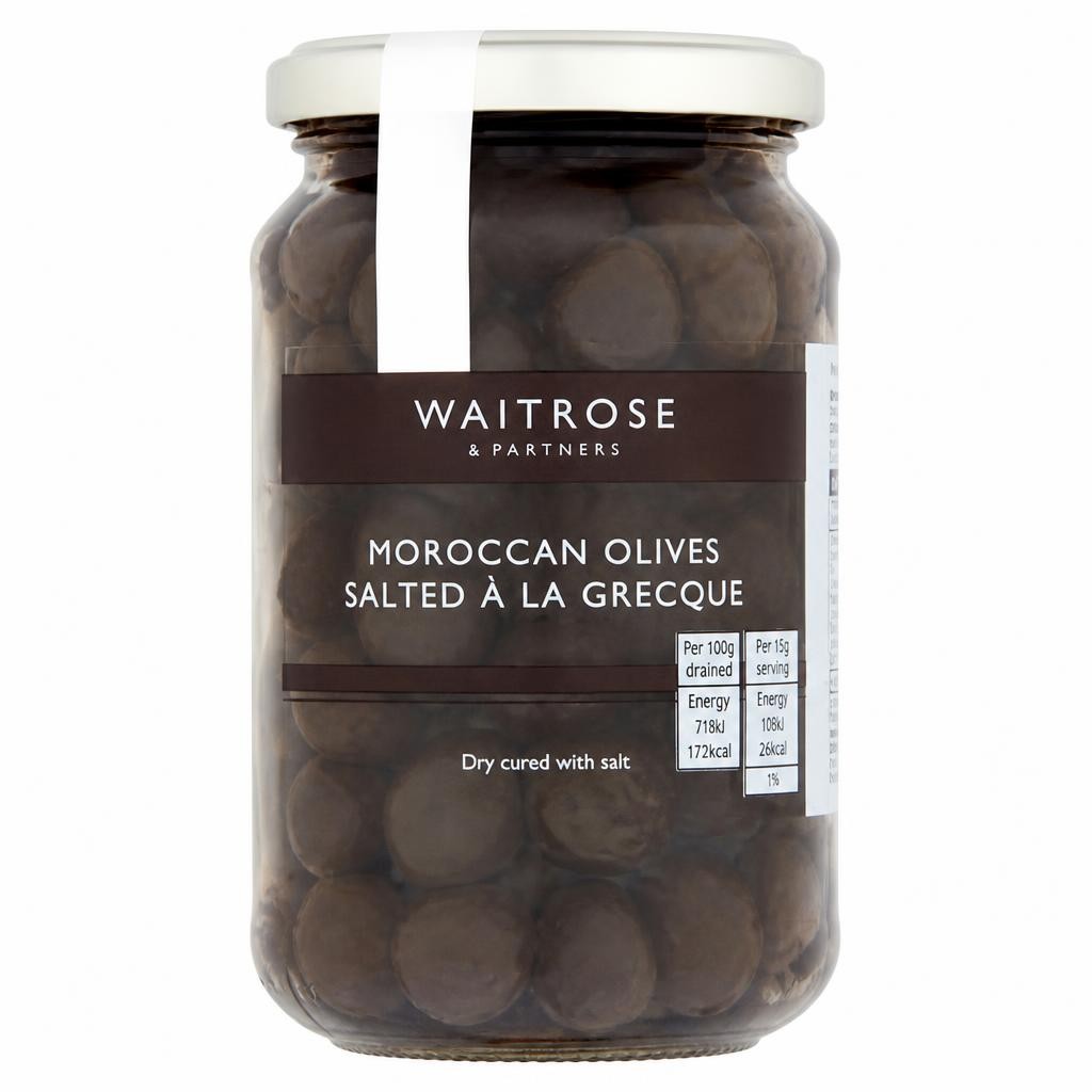 Waitrose Moroccan Olives Salted À la Grecque