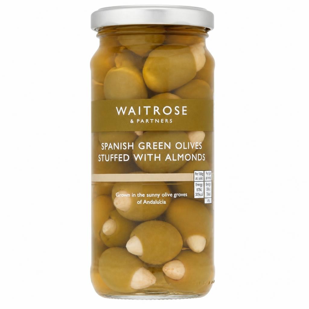 Waitrose Spanish Olives with Almonds