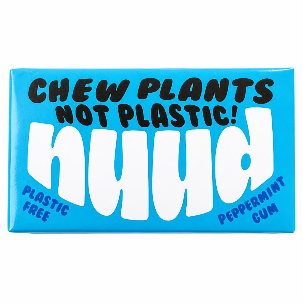 Nuud Plastic Free Peppermint Gum 9s