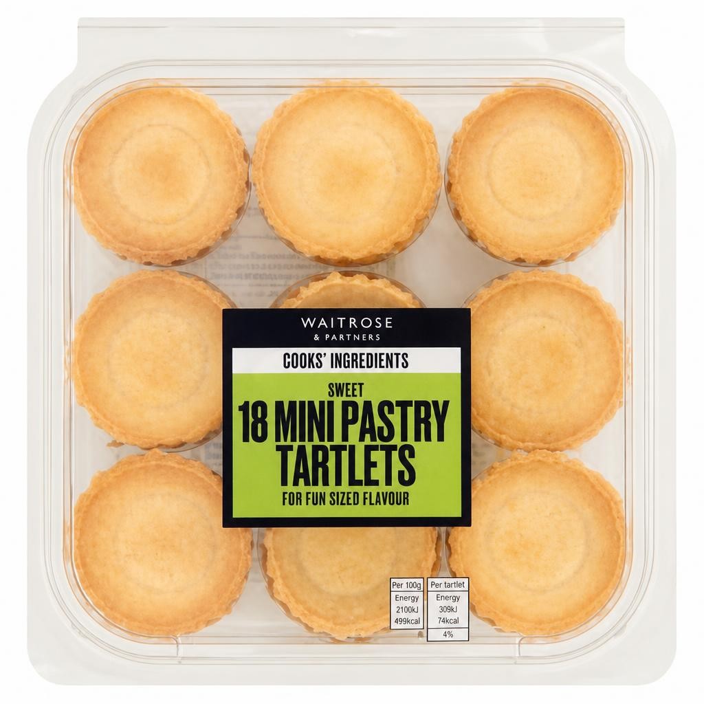 Cooks' Ingredients Sweet 18 Mini Pastry Tartlets
