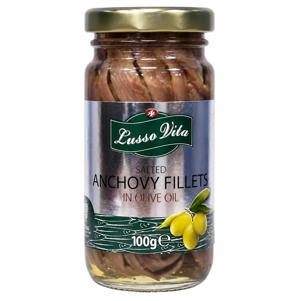 Lusso Vita Anchovy Fillets in Olive Oil