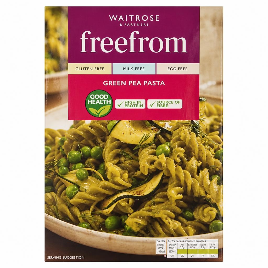 Waitrose Free From Gluten Green Pea Pasta