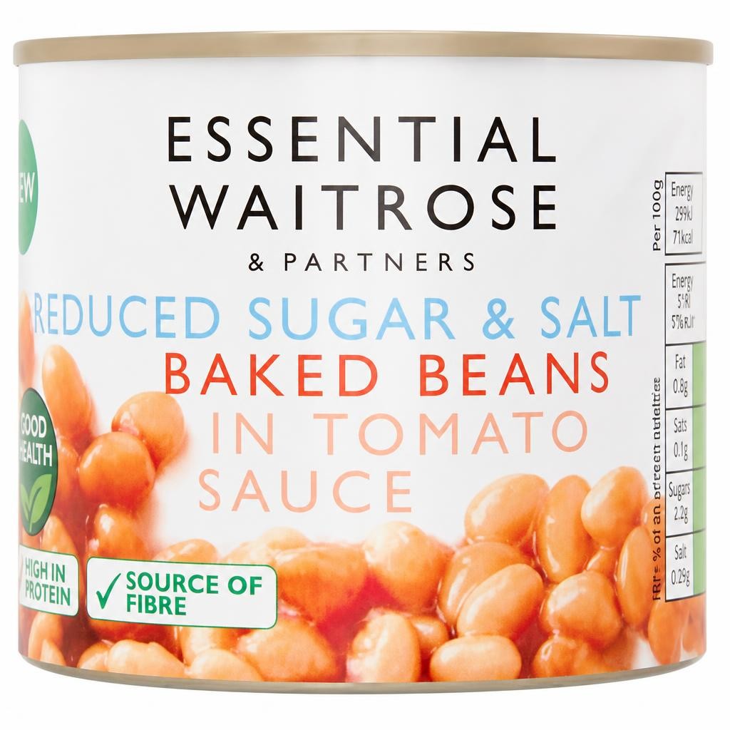 Essential Reduced Salt & Sugar Baked Beans in Tomato Sauce