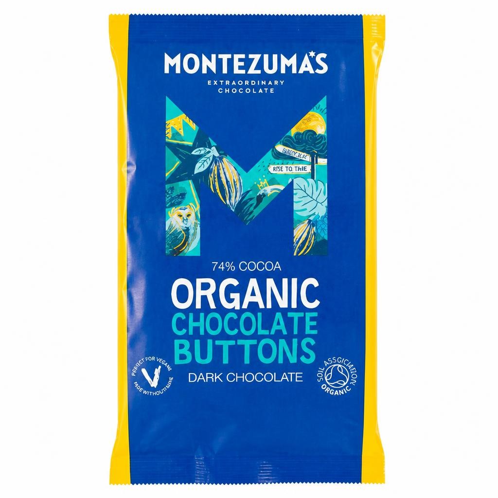 Monztezuma's Organic Dark Chocolate Buttons