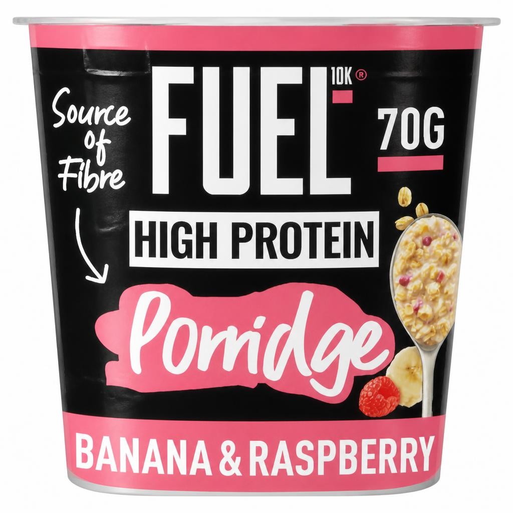 FUEL10K Banana & Raspberry Porridge Pot