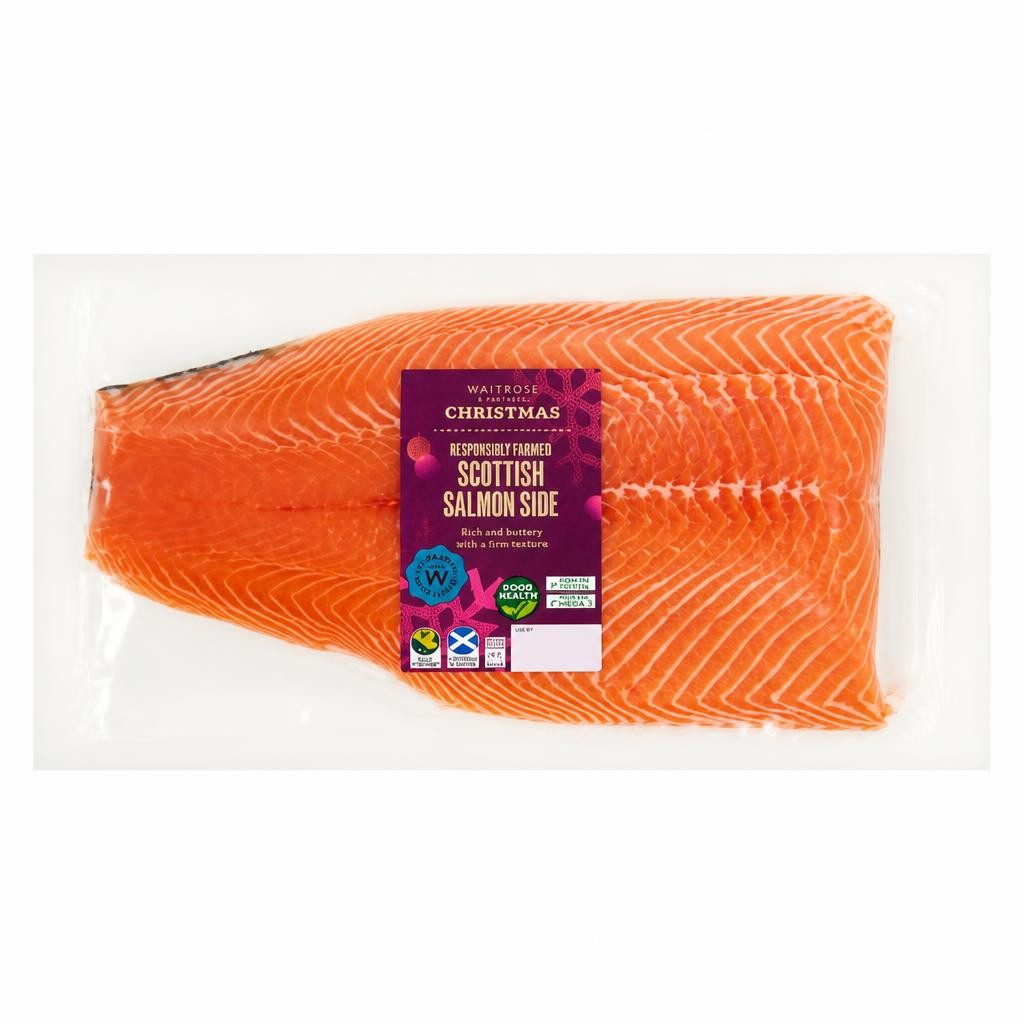 Waitrose Christmas Scottish Salmon Side