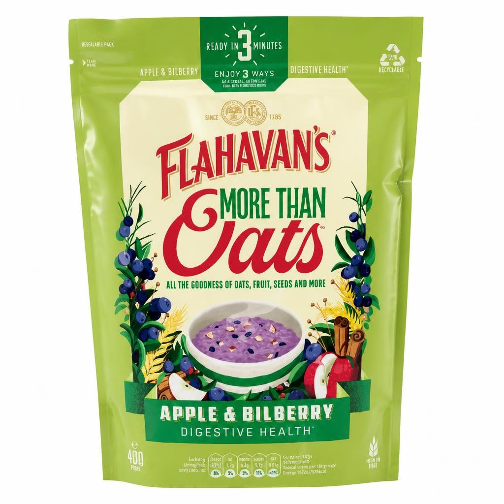 Flahavan's More Than Oats App&Bilberry