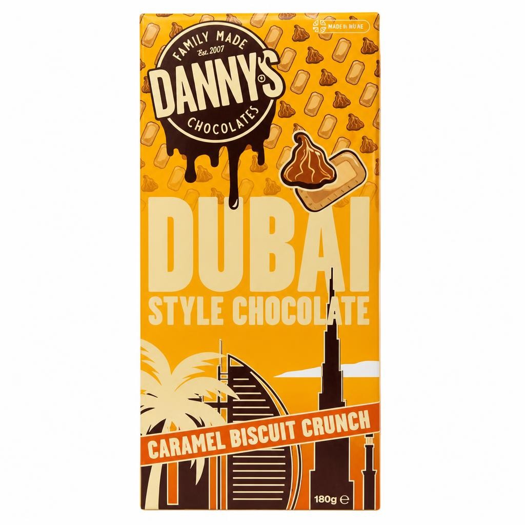 Danny's Dubai Style Chocolate Caramel Biscuit Crunch