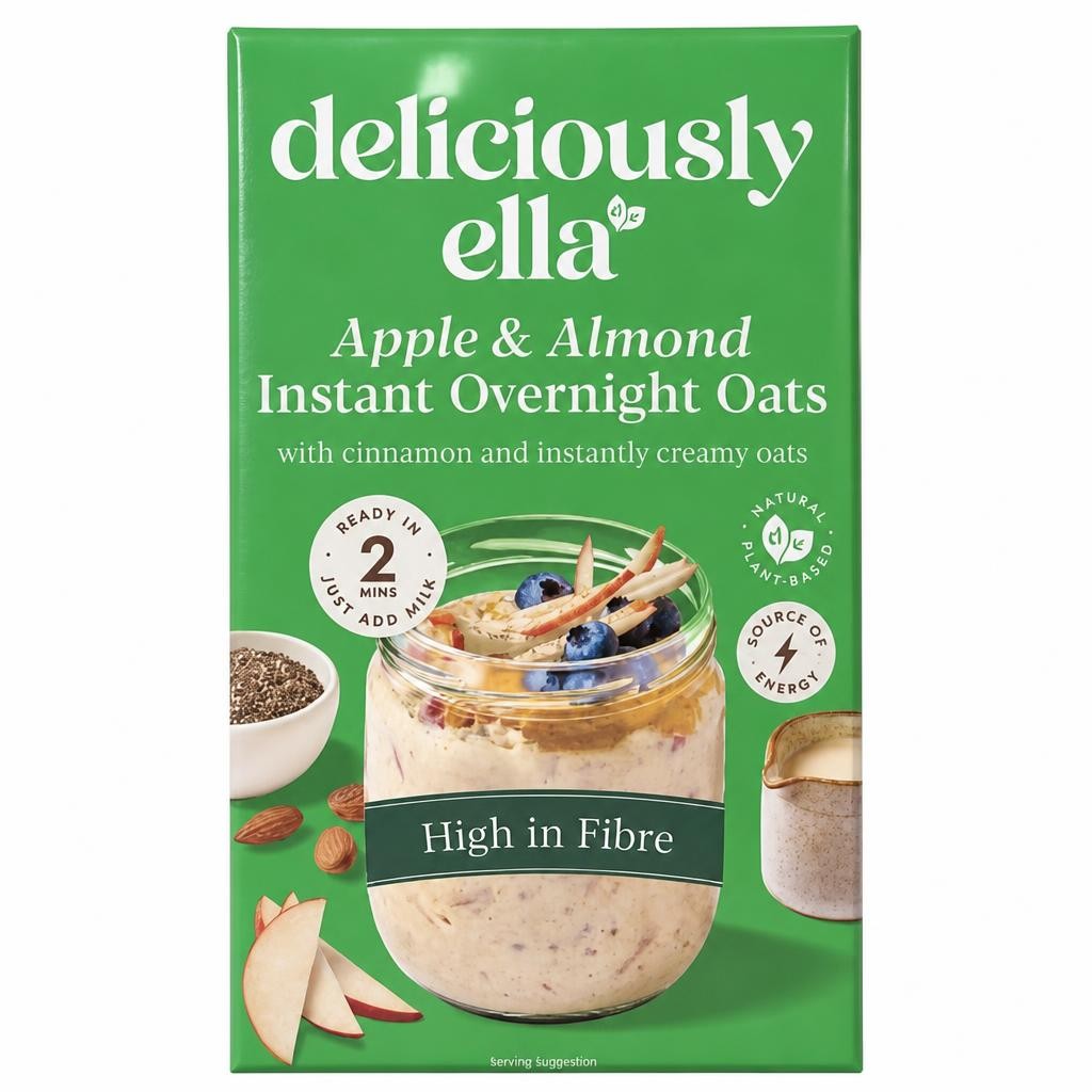 Deliciously Ella Apple & Almond Instant Overnight Oats