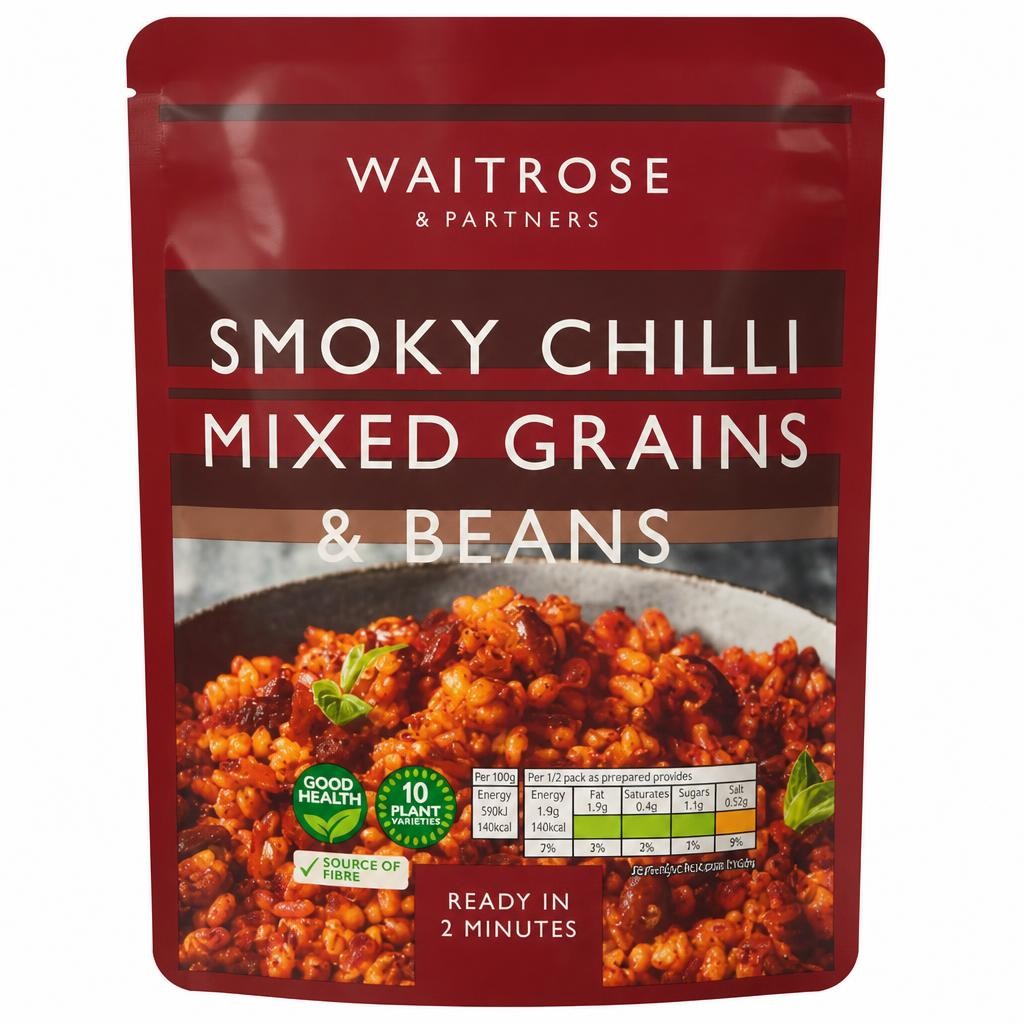 Waitrose Smoky Chilli Grains & Beans