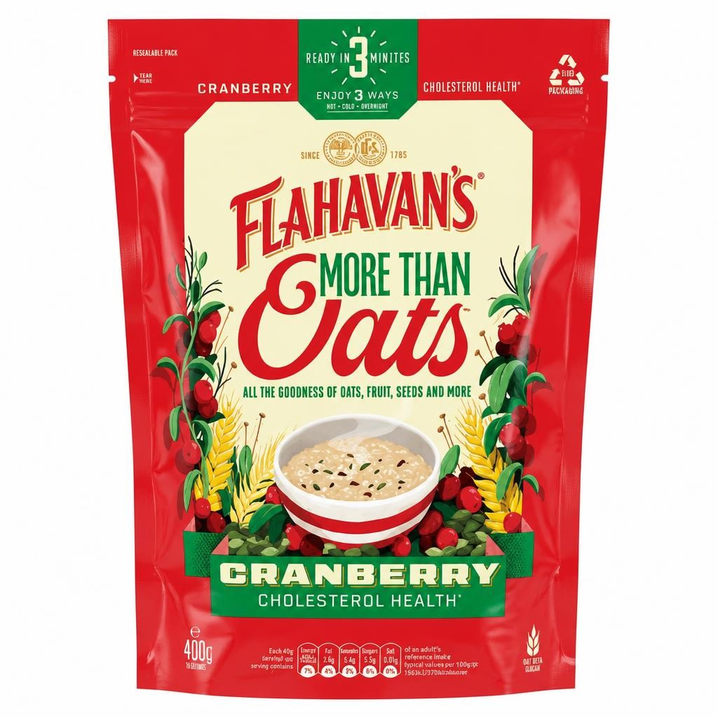 Flahavan's More Than Oats Cranberry