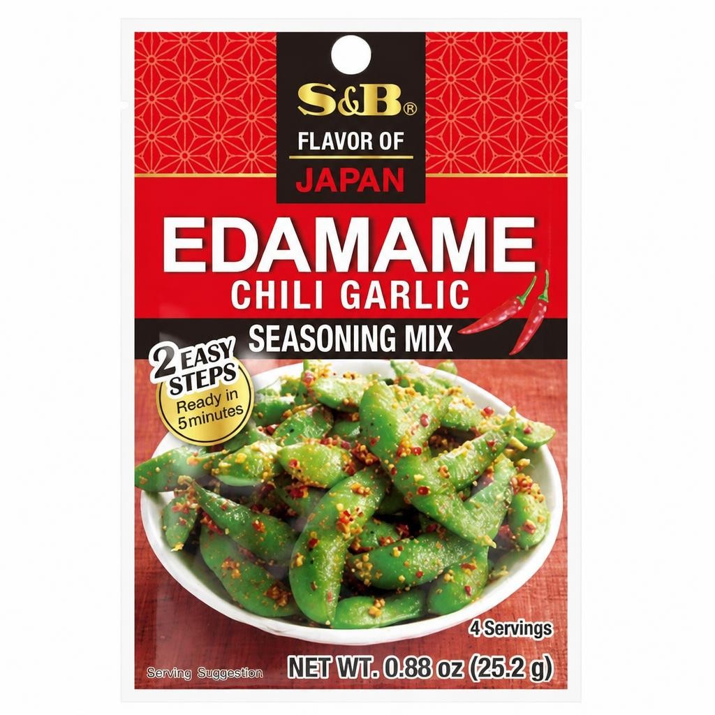 S&B Edamame Chilli Garlic Seasoning
