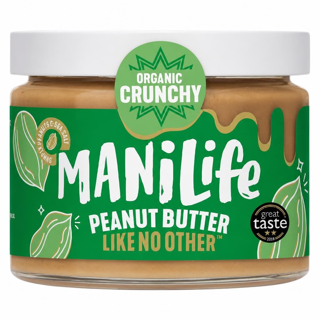 ManiLife Organic Crunchy Peanut Butter