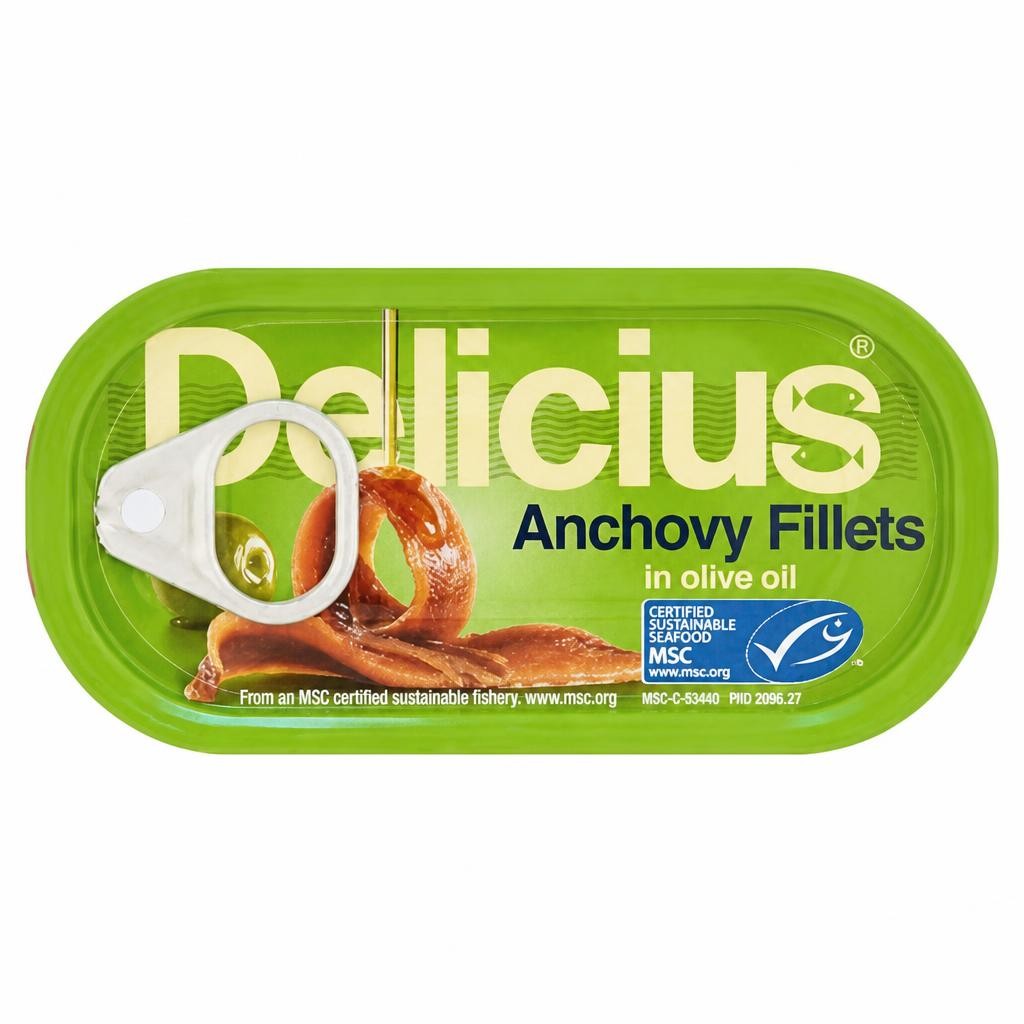 Delicius MSC Anchovy in Olive oil