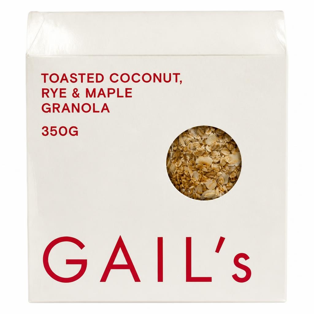 GAIL's Toasted Coconut Rye & Maple Granola