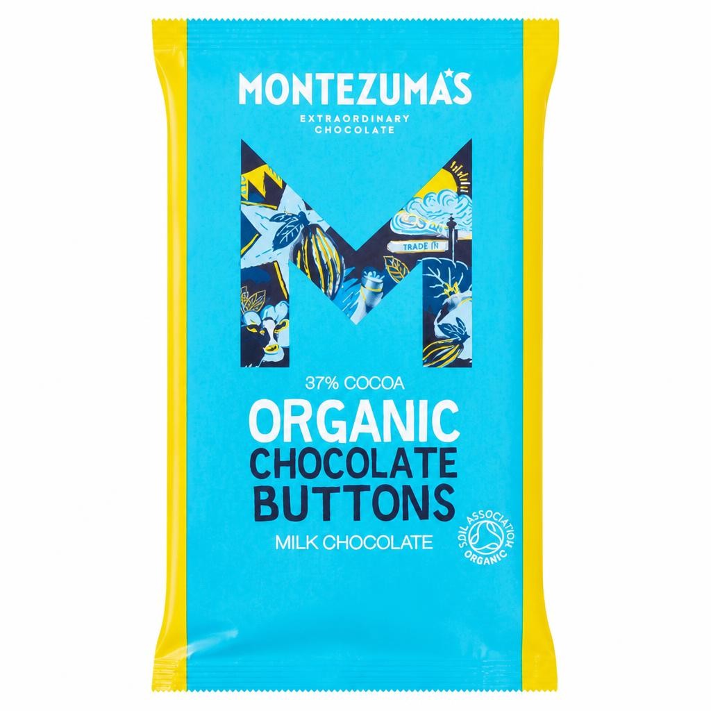 Montezuma's Organic Milk Chocolate Buttons