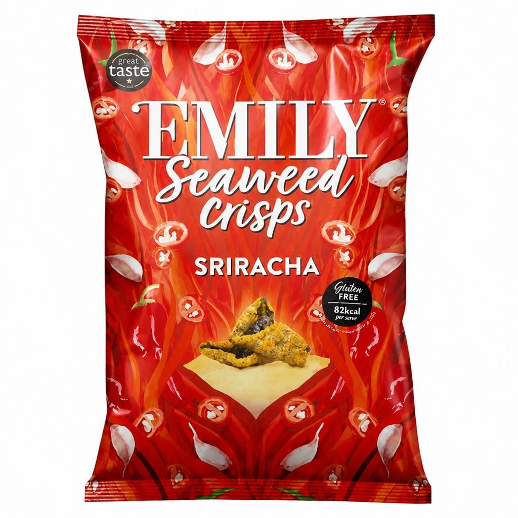 Emily Seaweed Crisps Sriracha Sharing Bag