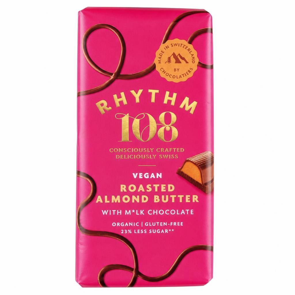 Rhythm 108 Vegan Roasted Almond Butter With M*lk Chocolate