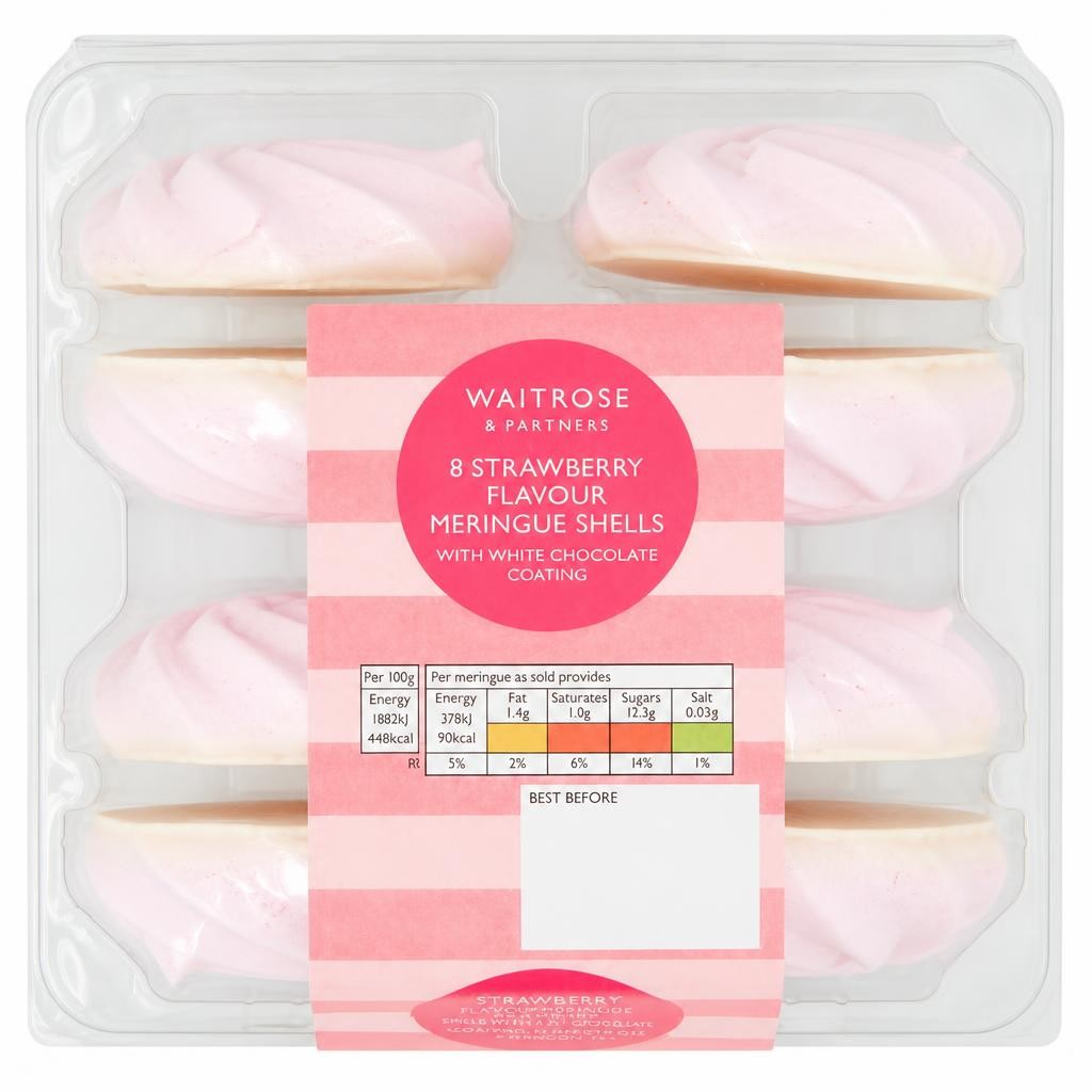Waitrose Strawberry Meringue Shells