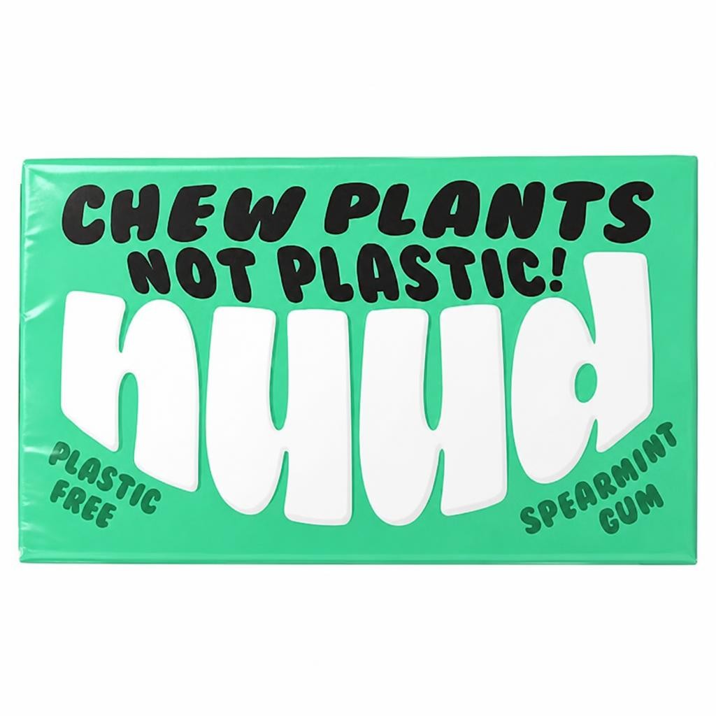 Nuud Plastic Free Spearmint Gum 9s