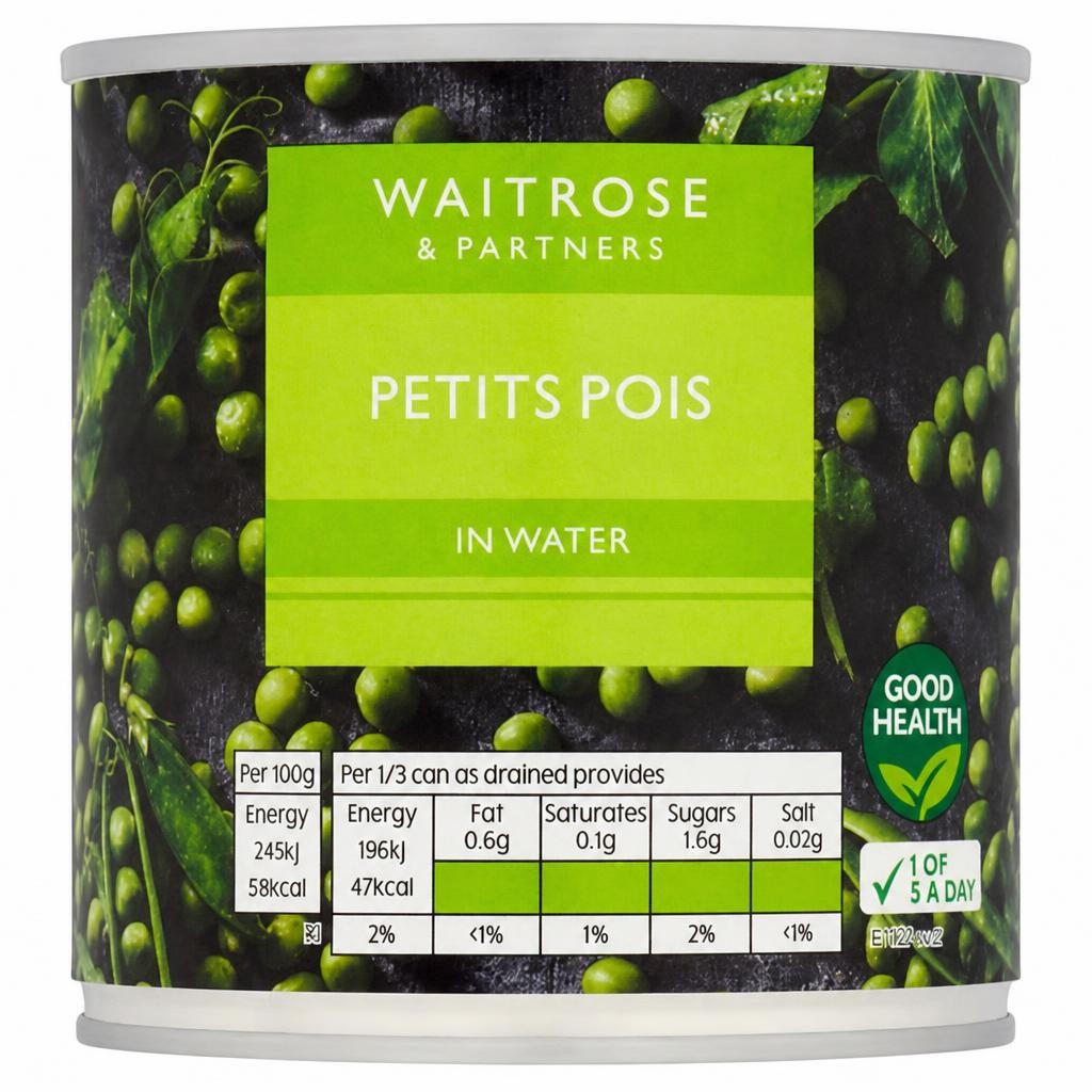 Waitrose Petits Pois in Water