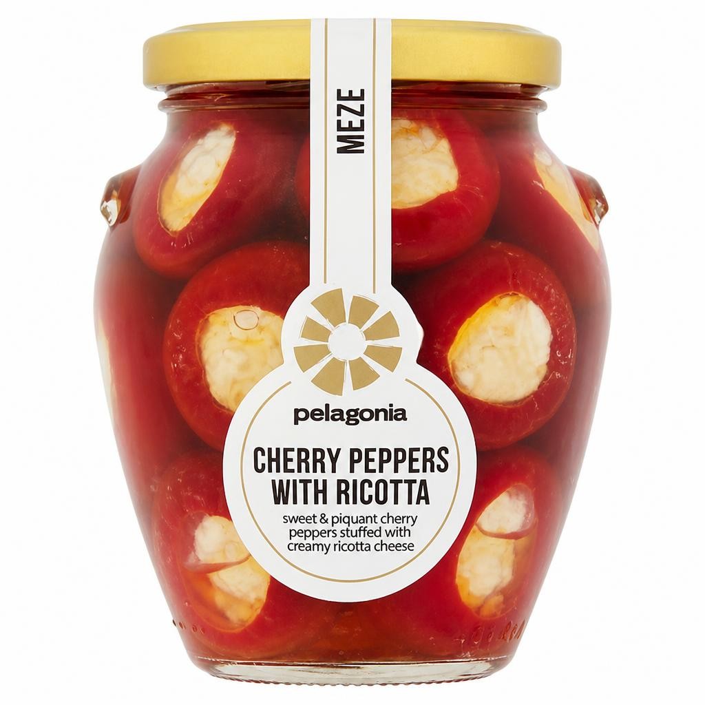 Cherry Peppers with Ricotta Cheese