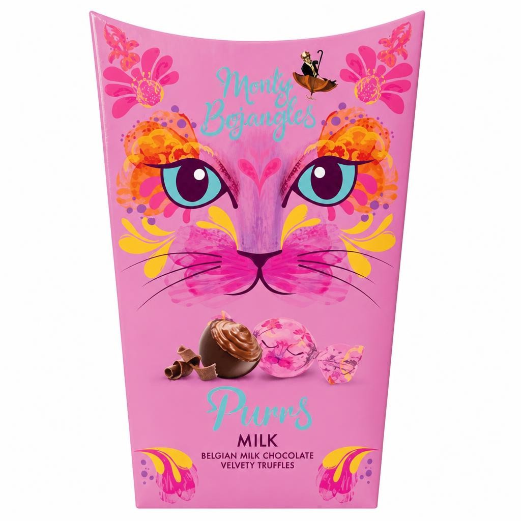 Monty Bojangles Belgian Milk Chocolate Purrs