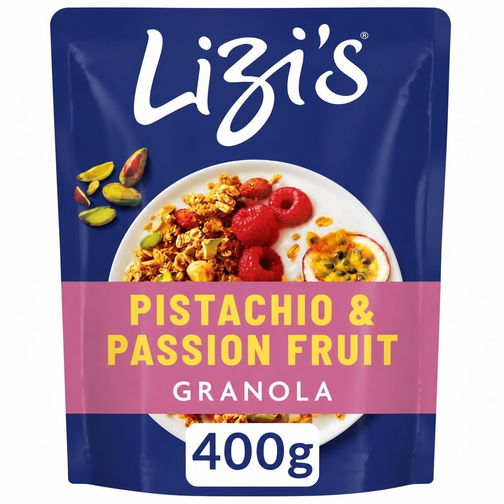 Lizi's Passion Fruit & Pistachio Granola 400g