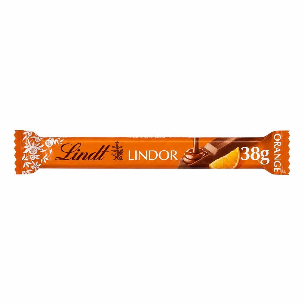 Lindt Lindor Orange Milk Chocolate Treat Bar
