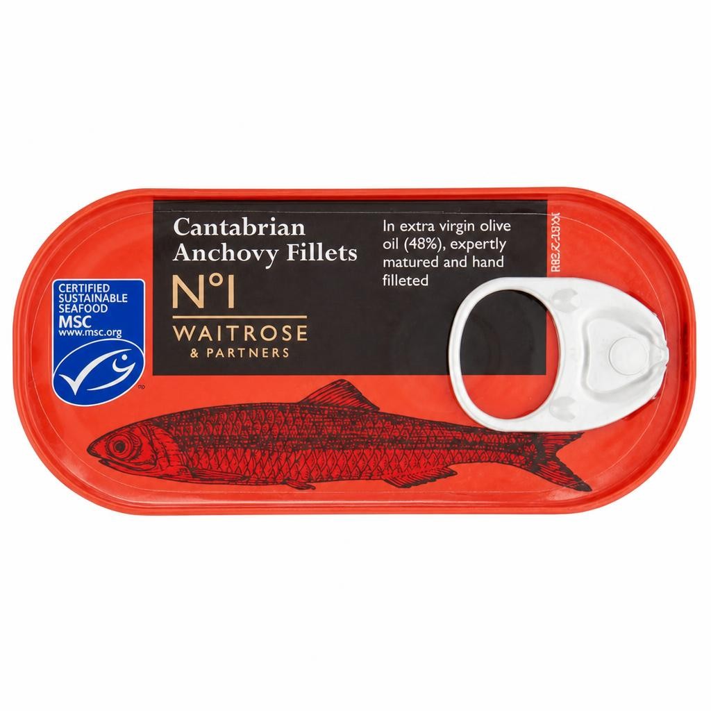 No.1 Cantabrian Anchovy Fillets in Extra Virgin Olive Oil