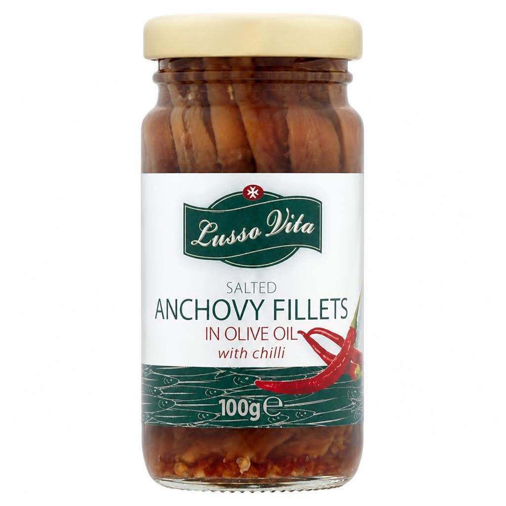Lusso Vita Anchovy Fillets with Chilli