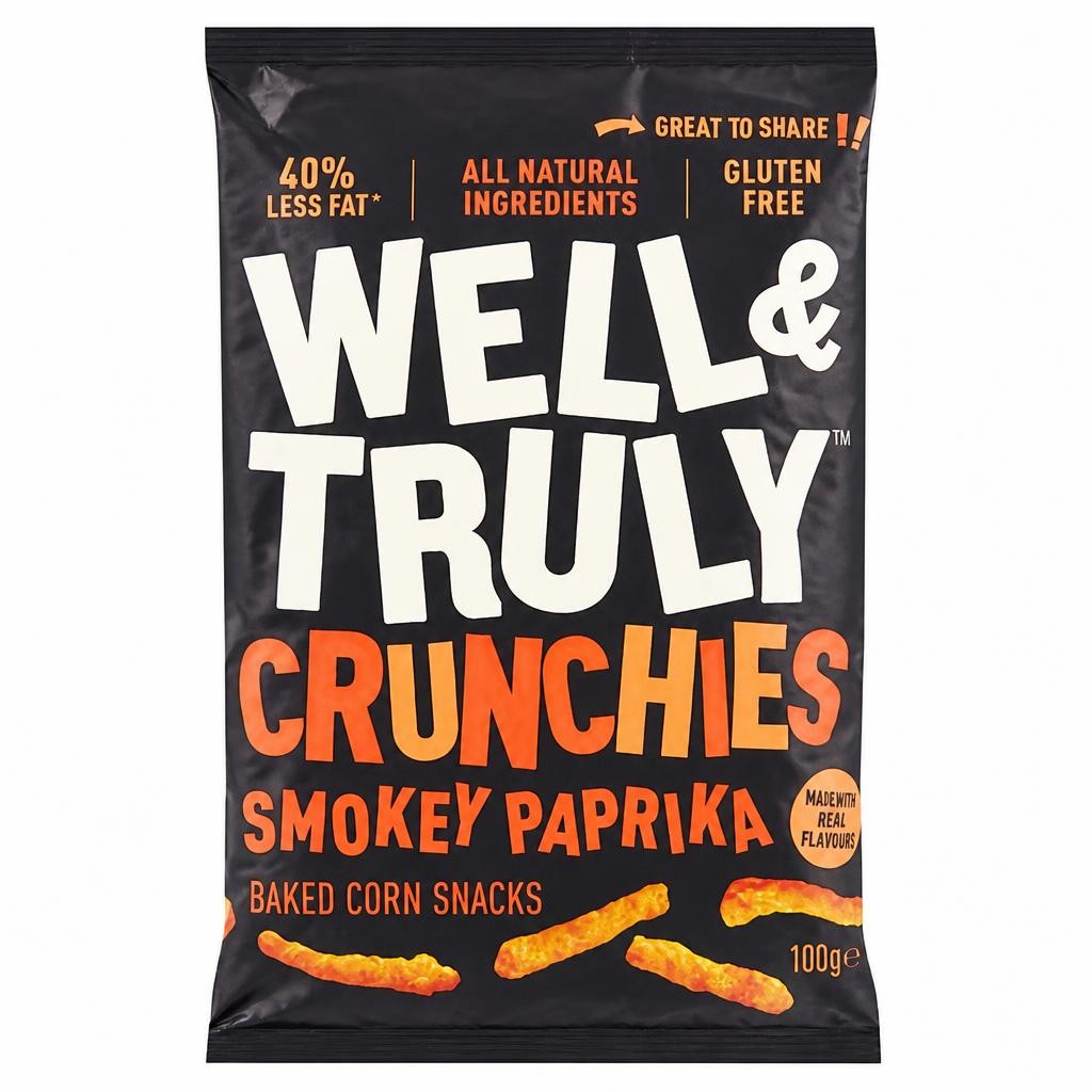Well & Truly Crunchy Gluten Free Smokey Paprika