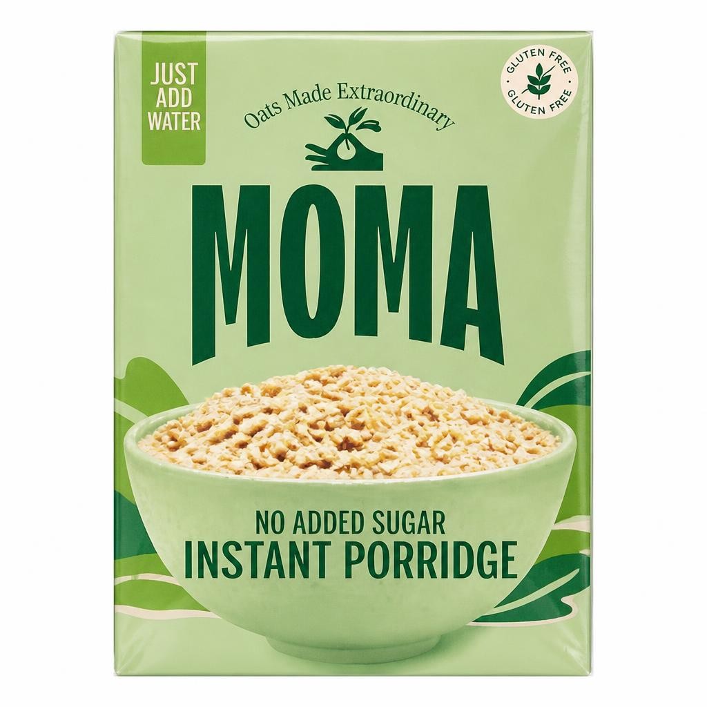 MOMA Jumbo Oat Porridge Sachets Plain