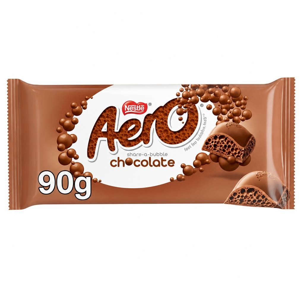 Nestlé Aero Milk Chocolate Sharing Bar