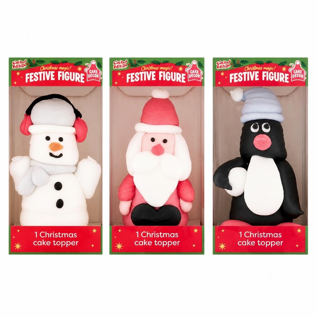 Cake Décor Xmas 3D Figure (Single)
