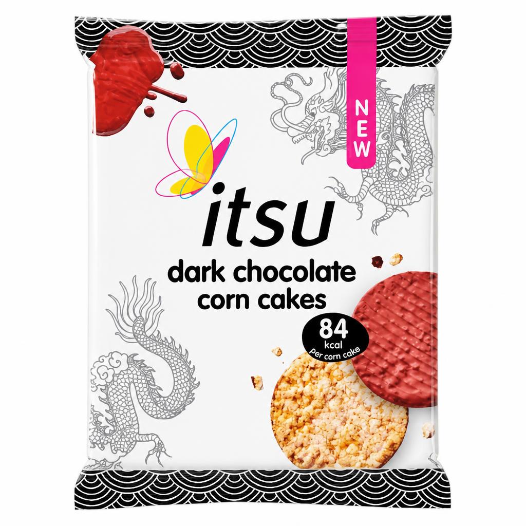 itsu Dark Chocolate Corn Cakes