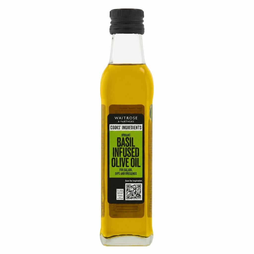 Waitrose Basil Infused Olive Oil