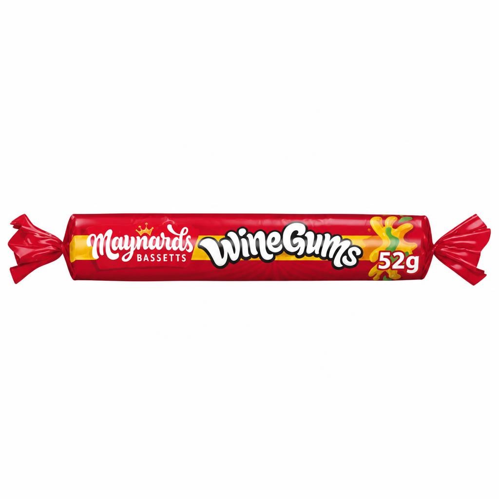 Maynards Bassetts Wine Gums Sweets Roll