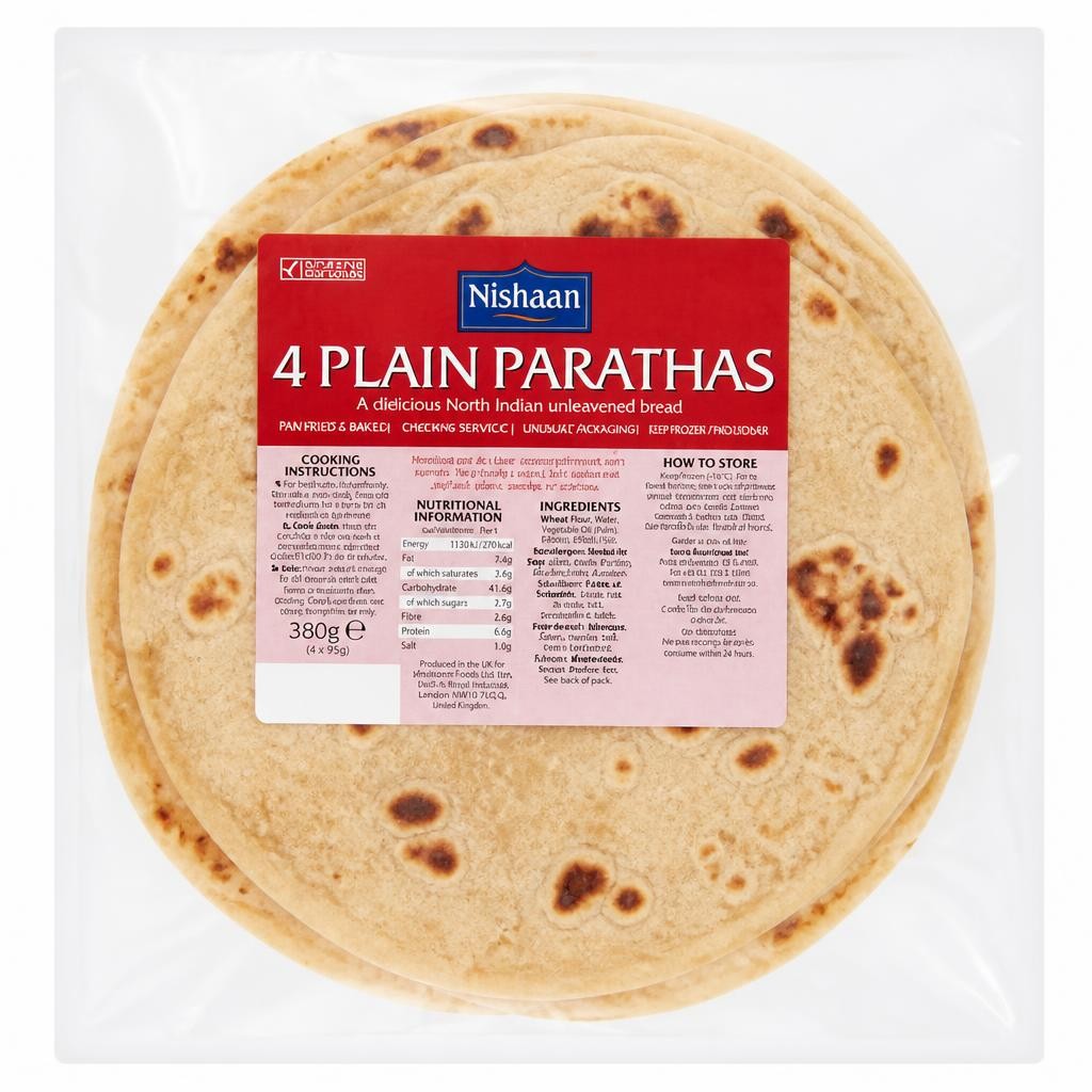 Nishaan 4 Plain Parathas