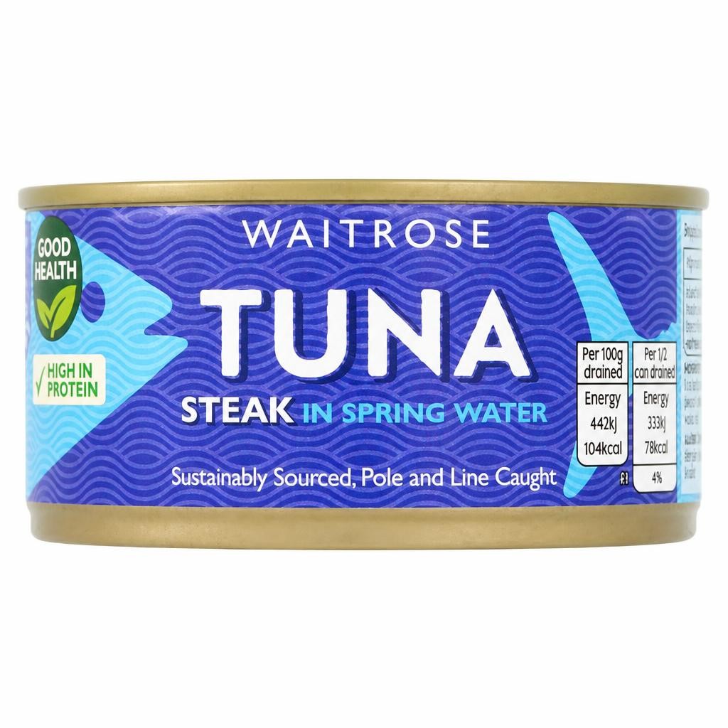 Waitrose MSC Tuna Steak in Spring Water