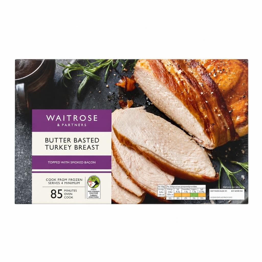 Waitrose Frozen Butter Basted Turkey Breast