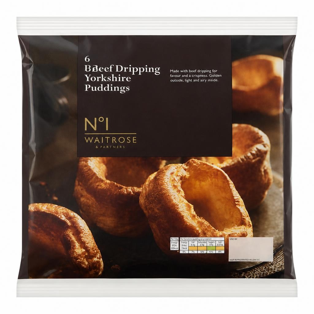 No.1 6 Beef Dripping Yorkshire Puddings