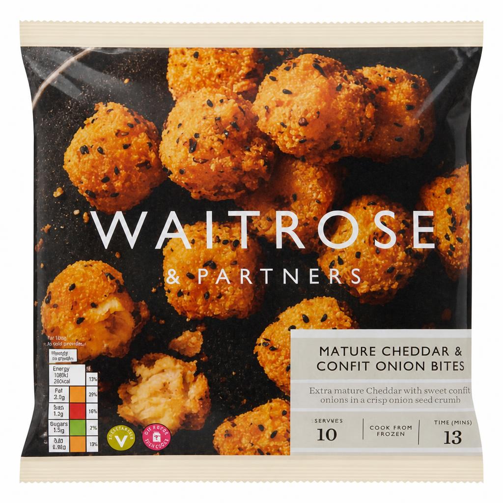 Waitrose Mature Cheddar & Confit Onion Bites