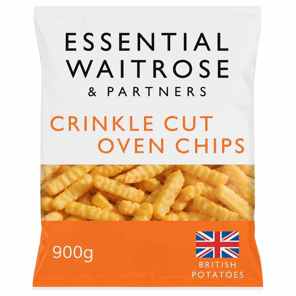 Essential Frozen Crinkle Cut Oven Chips