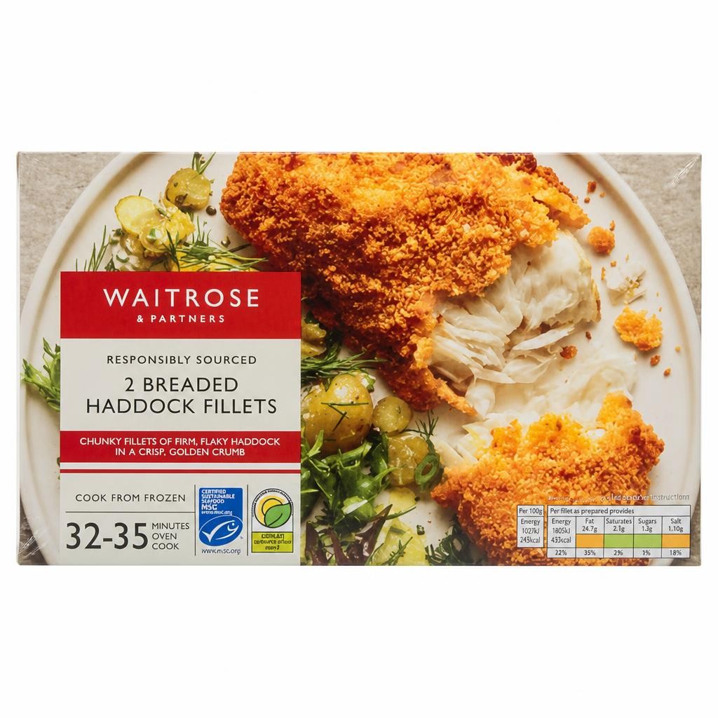 Waitrose 2 Breaded Haddock Fillets