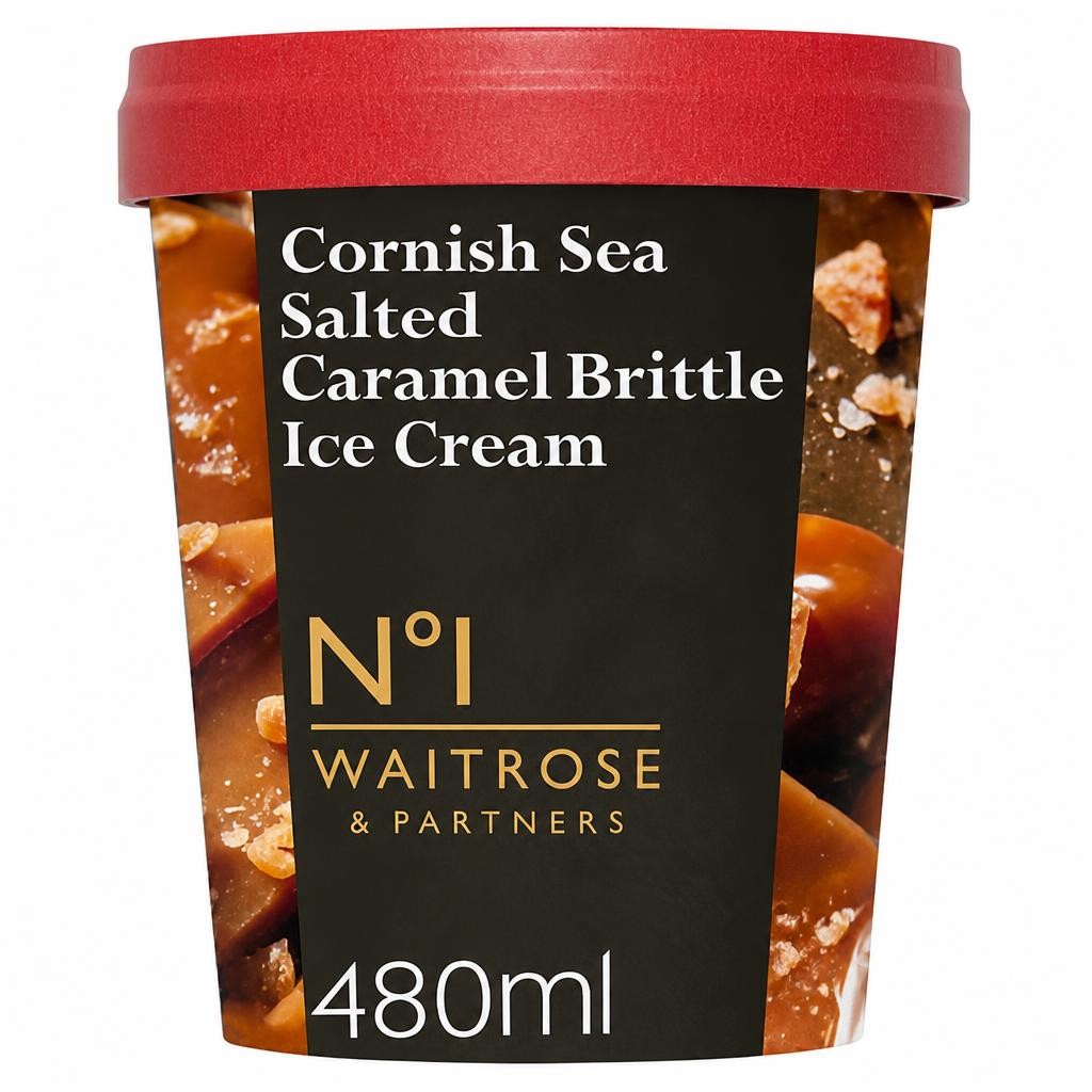 No.1 Cornish Sea Salted Caramel Brittle Ice Cream
