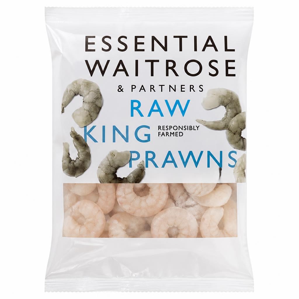 Waitrose Essential ASC Raw King Prawns