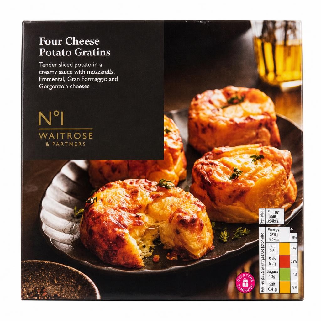 No.1 Frozen Four Cheese Potato Gratins