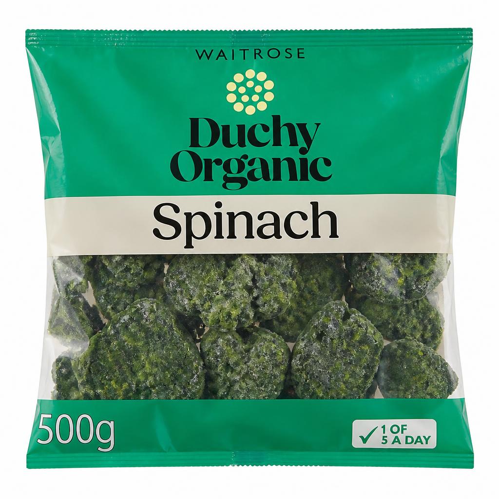 Duchy Organic Frozen Leaf Spinach